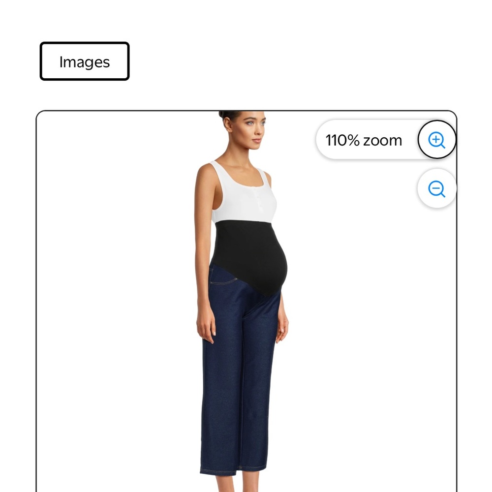 Maternity Black Jeans Legging 27’ inseam
